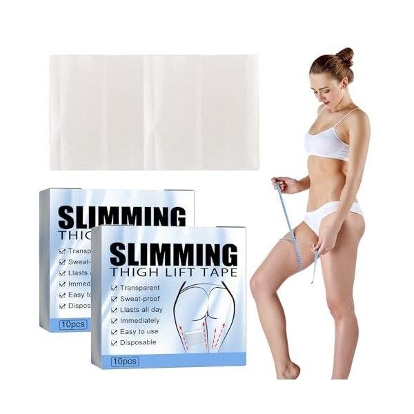 20 Pièces Cuisse Tire - Partout, Serrer La Cuisse Patch Tire - Partout Instant Tire - Partout Patch De Réduction De La Graiss