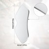 Outil Facial Gua Sha en Acier Inoxydable, Outil Guasha de Taille Standard Lisse pour le Visage avec Engrenages avec Sac en Ve