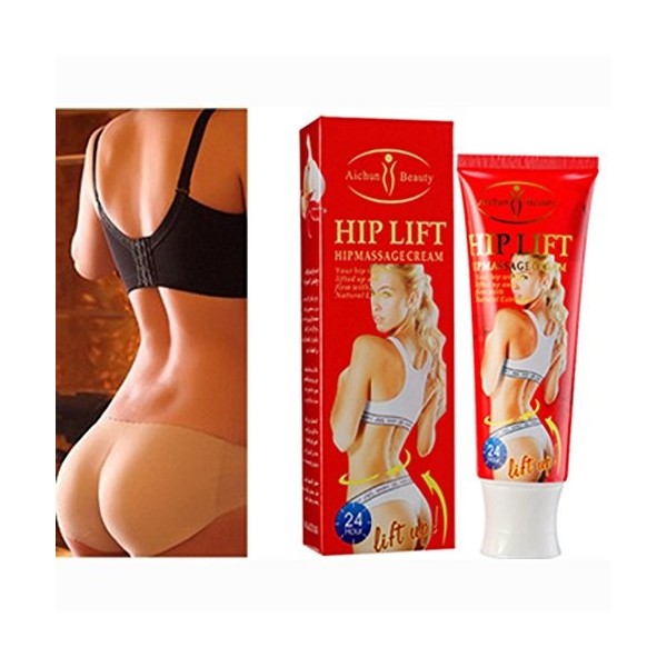 Aichun Crème naturelle pour augmenter la cellulite des hanches 120 g ail et piment 