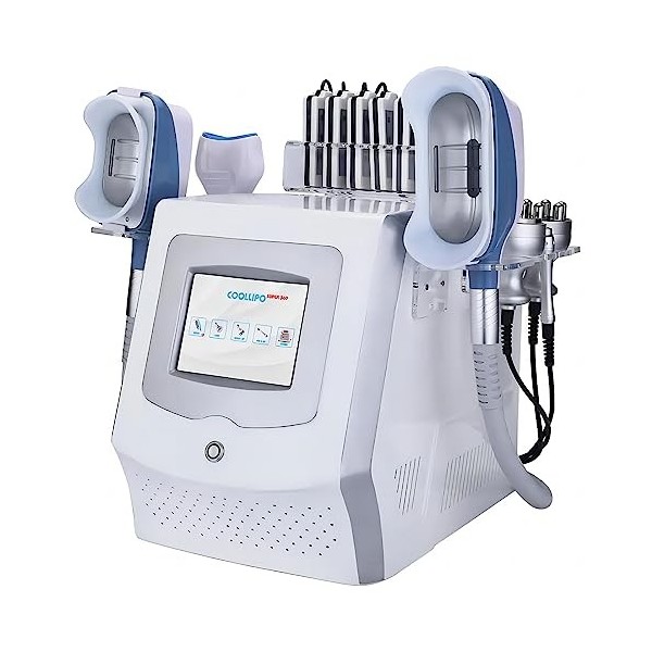 Machine cryolipolyse Portable Multifonction 360 avec 3 poignées cryogéniques, Machine damincissement du Corps 6 en 1, Machin