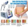 Machine cryolipolyse Multifonction à 3 poignées 360°, Machine congélation des Graisses, Cellulite Efficace, élimine Le Double