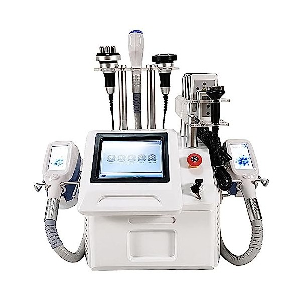 Masseur 360 Cryolipolyse Machine congélation des Graisses Amincissante avec 8 Coussinets Lipo Cavitation RF 40K pour réductio