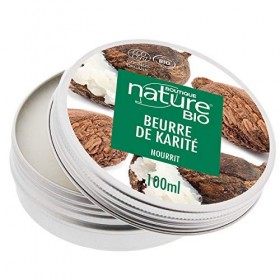 Boutique Nature - Beurre de karité - Pot de 150 ml - Pour une hydratation en profondeur