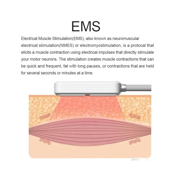 Machine Amincissante EMS Muscle Sculp,machine Amincissante Avec 2poignées Magnétiques Et 2poignées Congélation,réglable À 100