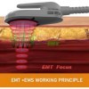 IMOSEI Machine amincissante pour le corps avec 4 poignées, EMS Muscle Sculp minceur, intensité de vibration 7 T, combustion d