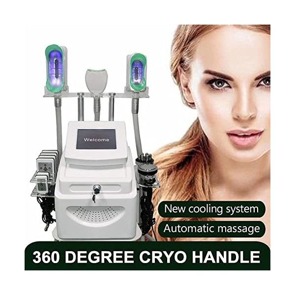 Machine de cavitation 7 en 1 Cryolipolyse Graisse Corps Sculptant Radiofréquence Serrage de la peau Appareil professionnel an