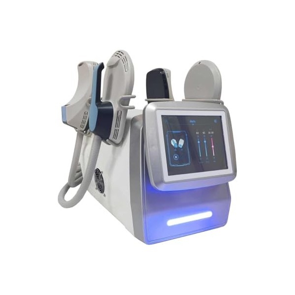 GYHCB EMS Machine de Modelage du Corps, Machine damincissement Magnétique avec 4 Poignées, pour Maison, Spa, Salon de Beauté