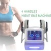 GYHCB EMS Machine de Modelage du Corps, Machine damincissement Magnétique avec 4 Poignées, pour Maison, Spa, Salon de Beauté