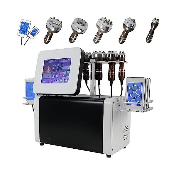 Machine Amincissante Multifonction 6 en 1 pour Le Visage et Le Corps, Appareil beauté Professionnel pour Le Corps et Le Visag