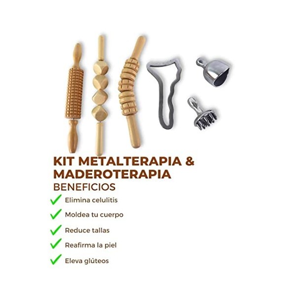 Kit Classic Materotherapy & Metaltapary 6 pièces | Réaffirmation du corps naturel | Réaffirmé en métaturapie | Timéthérapie r