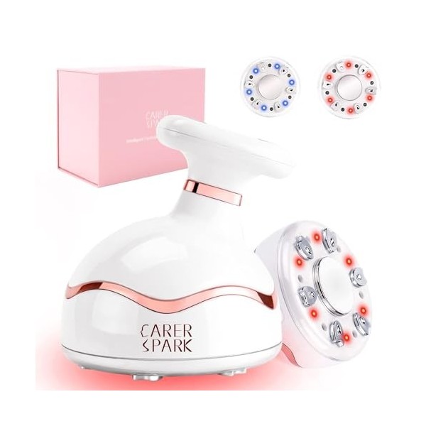 Dispositif de Beauté Cavitation Ultrasonique, Appareil de Massage à Cavitation Ultrasons avec Écran HD, Fréquence Radio Body 