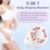 Machine Cavitation Ultrasons, Cellulite Machine à Ultrasons-5 en 1 Dispositif de Beauté Corps Étanche pour Enlèvement de Grai