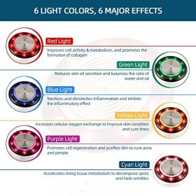 Masseur de cellulite machine à cavitation ultrasonique LED 6 couleurs Élimine la graisse de labdomen de la taille des bras d