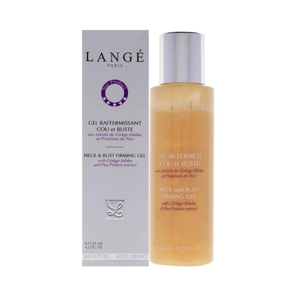 LANGE Neck And Bust Firming Body Gel - Firms, Smoothes And Refines Skin Texture - Tones And Redefines Contours - Firmer Bust 