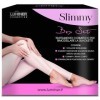 Luminer Coffret Slimmy avec 5 collants drainants anti-cellulite réutilisables avec sel de la mer morte, pantalon Cartene et c