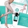 Pantalon drainant anti-cellulite Salin Kit | Sel de la mer Morte/Ortie/Lierre/Caféine | 4 traitements + huile corporelle | Ac