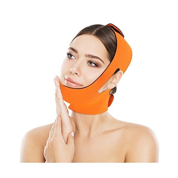 Ceinture Amincissante pour le Visage, Sangle Amincissante pour le Visage Lifting du Visage Ceinture Amincissante Bandage Cein