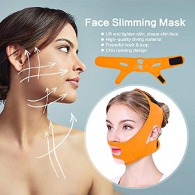 Ceinture Amincissante pour le Visage, Sangle Amincissante pour le Visage Lifting du Visage Ceinture Amincissante Bandage Cein