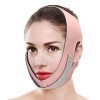 Ceinture amincissante pour le visage, bandage de levage de visage en ligne V Double réducteur de menton confortable et respir