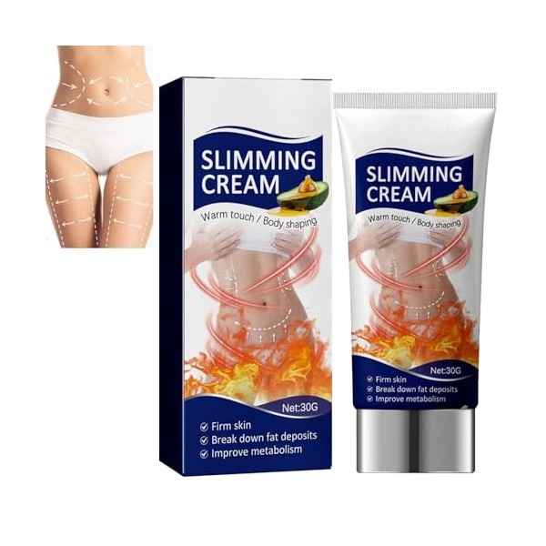 Crème Amincissante pour le Ventre et le Corps pour Femme,Crème Minceur pour Femmes,Graisse Brûlant Baume Bras,Ventre Corps Ra