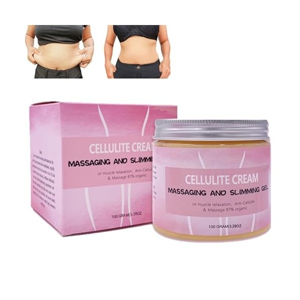 Crème de Modelage pour le Corps Perte de Poids,100g de Crème Anti-cellulite,Crème de Modelage pour le Corps,Crème de Massage 