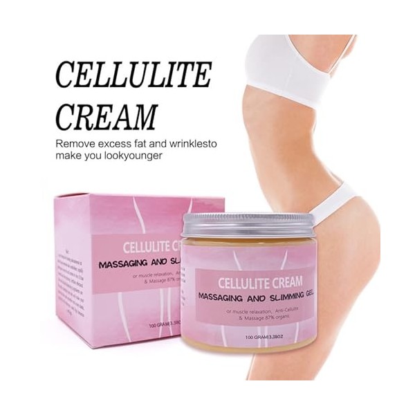 Crème de Modelage pour le Corps Perte de Poids,100g de Crème Anti-cellulite,Crème de Modelage pour le Corps,Crème de Massage 