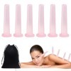 Ventouses Visage,6pcs Ventouse Silicone Cupping,Cupping Ventouse,Ventouse Silicone,Facial Cupping,Tasses Massage Silicone,Ven