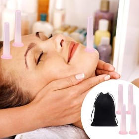 Ventouses Visage,6pcs Ventouse Silicone Cupping,Cupping Ventouse,Ventouse Silicone,Facial Cupping,Tasses Massage Silicone,Ven