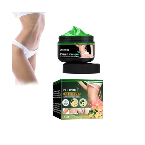 Mikabila 02 50g Crème Brûleur de Perte de Poids,Crème Anti-Cellulite, Crème Amincissante et Raffermissante Contre la Celluli