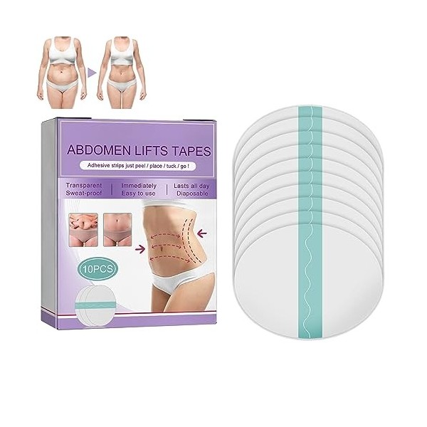 KOAHDE Abdomen Minceur Patch,Patch Amincissant Ventre,Patch Gaisse Abdominale,Anti Cellulite Patch Abdomen,Patchs de Brûleur 