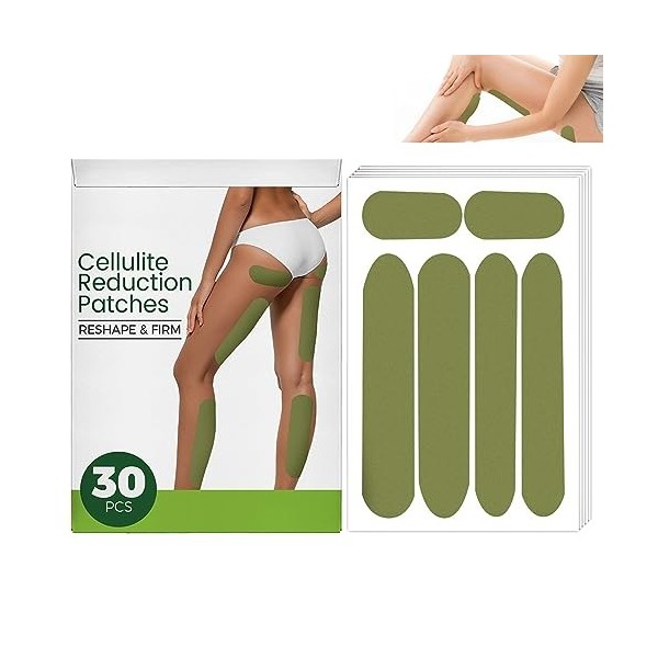 KOAHDE Patch Amincissant pour les Jambes,Patches Réduction de Cellulite Jambes,Bande Cellulite pour Jambes,Autocollants de Ja