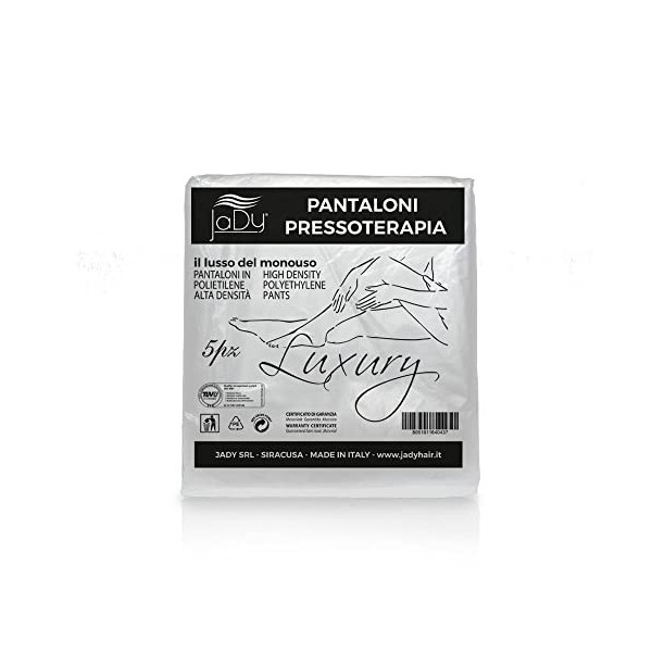 JaDy Lot de 5 pantalons cartene pour bandages parfaits pour les boues et la pressothérapie drainante taille unique de XS à XX