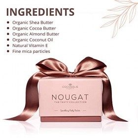 COCOSOLIS NOUGAT baume corps sublimateur- Lait corporel pour femme 100% Naturel - Hydratation luxueuse et arôme crémeux crème