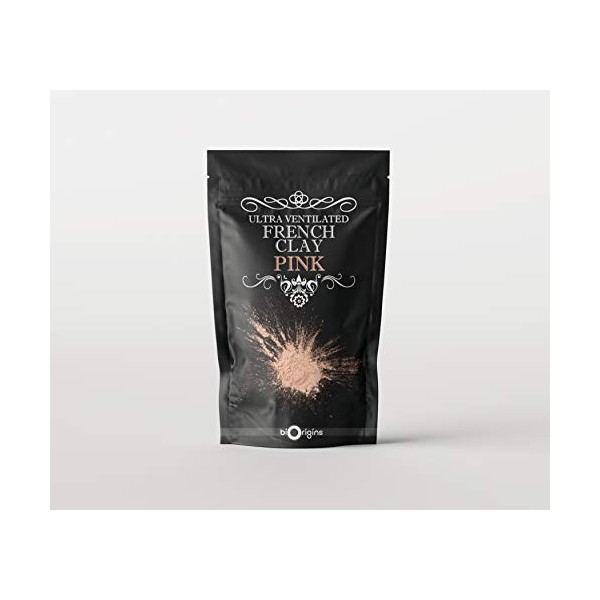 Moments mystiques | Argile Naturelle Française Rose Ultra Ventilée 1Kg - Pure & Naturelle Vegan Sans OGM