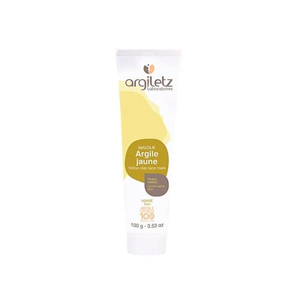  ARCILIA Argiletz - Argile en tube - Prête à lemploi - Soin Argile, Beauté… 100g, Jaune 