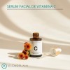 Klemerlain Vitamin C & E Facial Serum with Hyaluronic Acid, Stain-Resistant, Acne-Anti-Wrinkle, 91% Natural Ingredients Vegan