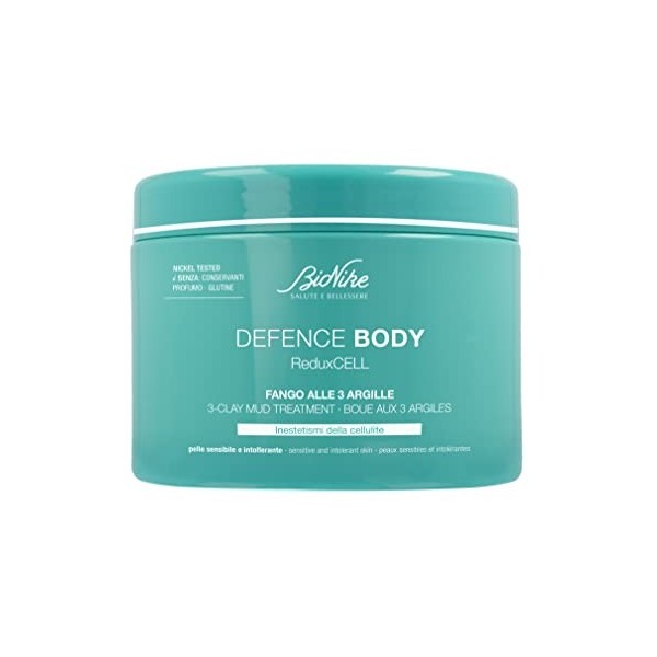 defence body fango alle 3 argille contro gli inestetismi della cellulite 500 gr