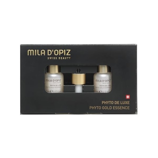 Phyto De Luxe Gold Essence Concentrate by Mila D Opiz for Women - 2 x 0.17 oz Concentrate