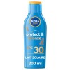 NIVEA SUN Lait solaire activateur de bronzage Protect & Bronze FPS 30 1 x 200 ml , crème solaire avec protection solaire UVA