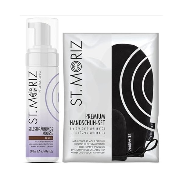 St. Moriz Mousse professionnelle + kit applicateur Premium Medium 