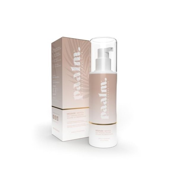 PAALM COSMETICS - Mousse Autobronzante Teinte Medium - 150ml avec Aloe Vera et Vitamines C&E