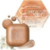 Senso Naturale Bronze Gold Huile Bronzante Corps Solide Illuminatrice Crème pour le Corps Hydratante aux Paillettes Nourrissa