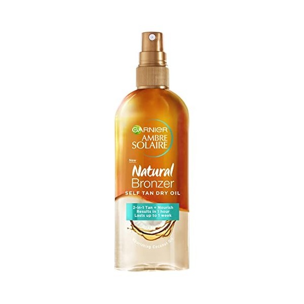 Garnier Ambre Solaire Natural Bronzer Self Tan Dry Oil - 150 ml