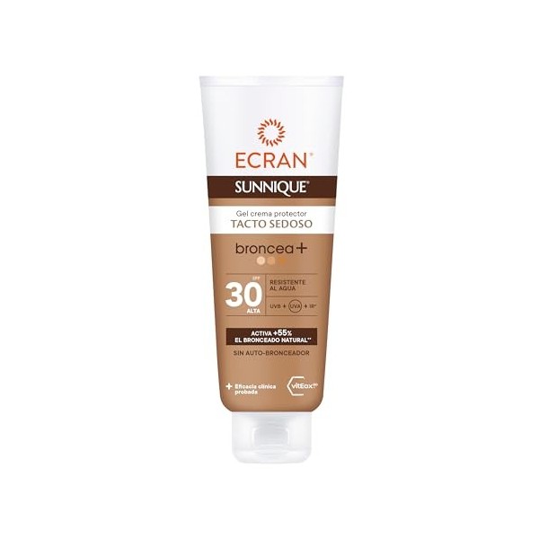 Ecran Sunnique Broncea+ Gel-Crema Spf30 250 ML