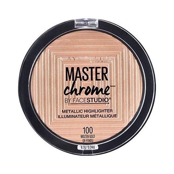 MAYBELLINE FaceStudio Master Chrome Metallic Highlighter - Molten Gold Or Fondu