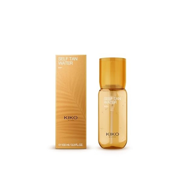 KIKO Milano Self Tan Water Body, Spray À Base D’Eau Autobronzant Et Hydratant Pour Le Corps À LAcide Hyaluronique