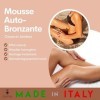 Palazzo Rosa Mousse Autobronzante Corps et Jambes pour Homme et Femme - Bronzage, Activateur Bronzage Effet Naturel à Séchage