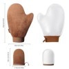 2 Pièces Gant Autobronzant, Self Tanning Mitt, Double Face Gant Autobronzant Visage et Corps, Gant Applicateur Autobronzants,