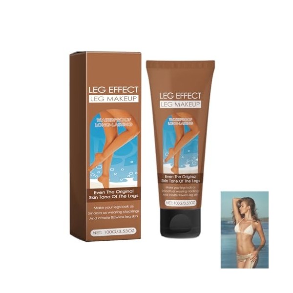 Mikabila 100g Crème Autobronzante,Soin Visage Auto-Bronzant,Crème Bronzante Autobronzant instantané pour un Bronzage éclatant