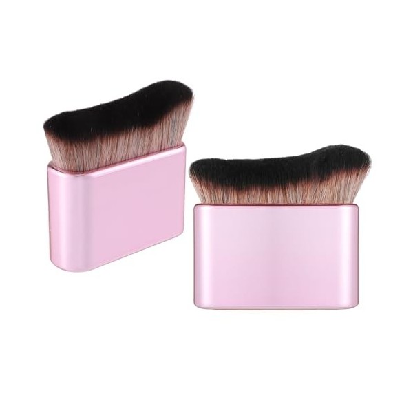 2 Pièces de Pinceaux Autobronzants, Pinceau de Maquillage pour le Corps à Poils Doux Pinceau Estompeur Autobronzant Applicate